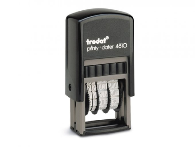 TRODAT Tampon dateur trodat 4810 automatique mini-dateur 3.8mm