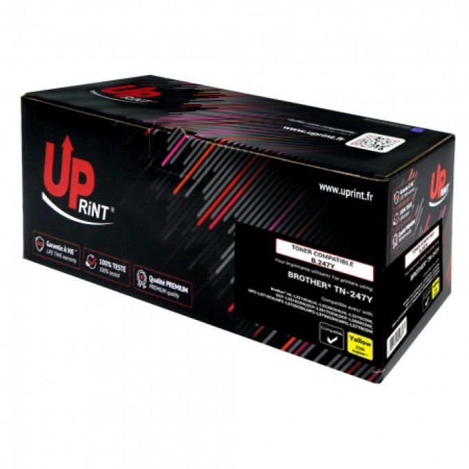 UPRINT TONER COMPATIBLE BROTHER TN247Y/243Y-REMPLACE TN247/TN243 JAUNE