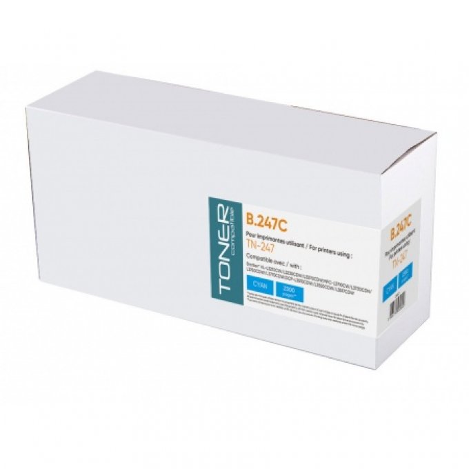 TONER 2300 PAGES COMPATIBLE AVEC BROTHER TN-247C / TN-243C