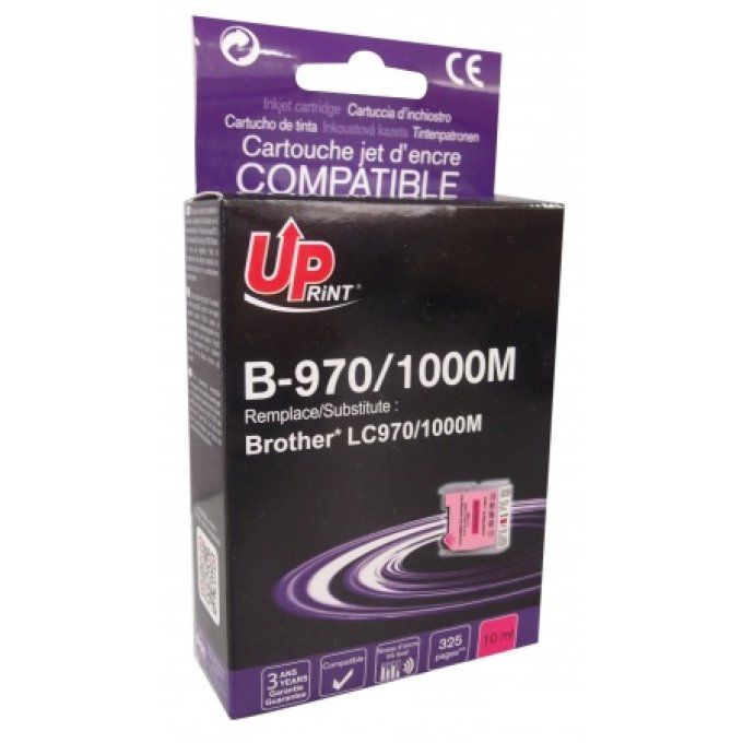 UPRINT B-970/1000B BK CARTOUCHE COMPATIBLE AVEC BROTHER LC-970/1000