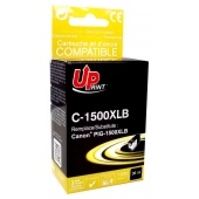 UPRINT C-1500XLB BK CARTOUCHE COMPATIBLE AVEC CANON PGI-1500XL