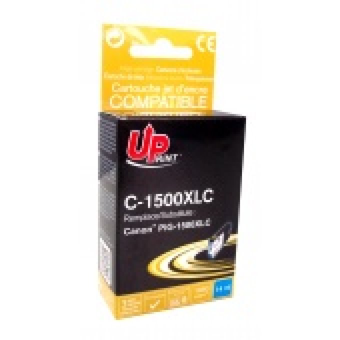 UPRINT C-1500XLC C CARTOUCHE COMPATIBLE AVEC CANON PGI-1500XL