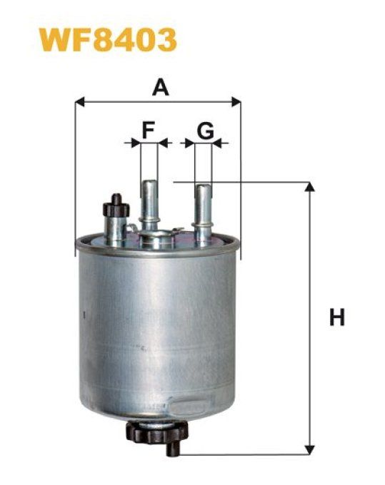 Filtre gasoil WF8403 WIX FILTERS